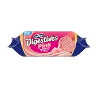 McVitie's Digestives, Pink Raspberry & Cream Flavour Biscuits, 232 g (Pack of 1)