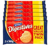 McVitie's Digestives The Original Biscuits, Twin Pack, 2 x 360 g (6 Pack)