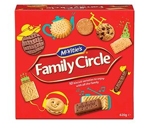 McVitie's Family Circle Biscuits Assortment Selection, 620g