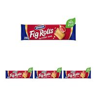 McVitie's Fig Rolls Biscuits, The Figgy One, 200 g (Pack of 4)