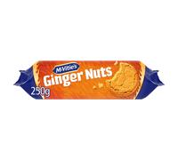 McVitie's Ginger Nuts Biscuits, 250 g (Pack of 1)