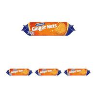 McVitie's Ginger Nuts Biscuits, 250 g (Pack of 4)