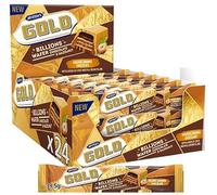 McVitie's Gold Billions Wafer Bars, Chocolate & Hazelnut Flavour with Golden Caramel Chocolate, 39 g (Pack of 24)