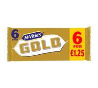 McVitie's Gold Caramel Flavour Biscuit Bars 106.23g (Pack of 12)