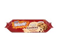 Mcvitie's Hobnobs Biscuits Oaty Cookies Dark Chocolate 155g
