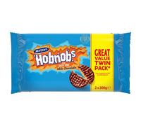McVitie's Hobnobs Milk Chocolate Twin Pack, 2 x 300g