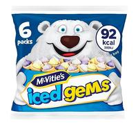 McVitie's Iced Gems Multipack Biscuits, 6 x 23g