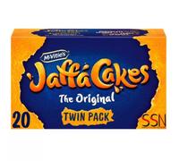 McVitie's Jaffa Cakes Original Biscuits Twin Pack 2 x 10 Cake, 220g (Twin Pack 2 x 10 Cake, 220g)