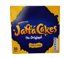 McVitie's Jaffa Cakes Triple Pack 30 Cake Wrapped The Original Orange-Flavored Snack