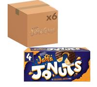 McVitie's Jaffa Jonuts Biscuits, 4 Individual Donuts in 1 Pack, 172 g (Pack of 6)