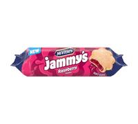 McVitie's Jammy's Raspberry Flavour Biscuits, Soft Centre Snacks, 136.5 g (Pack of 1)