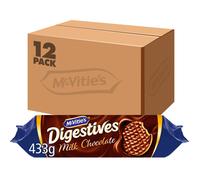 McVitie's Milk Chocolate Digestive Biscuits, 433 g (Pack of 12)