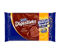 McVitie's Milk Chocolate Digestives Biscuits Twin Pack, 632 g (Pack of 1) | Twin Packs (2 x 316 g), Crunchy Biscuits with Smooth Milk Chocolate, Vegetarian-Friendly, Great for Any Occasion