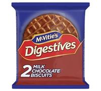 McVitie's Milk Chocolate Digestives – 33 g Pack of 24