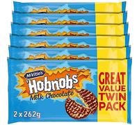 McVitie's Milk Chocolate Hobnobs Twin Pack, 2 x 262 g (1 Twin Pack)
