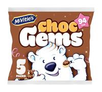 McVitie's Milk Chocolate Iced Gems,19 g (1 Pack of 5 Minibags)