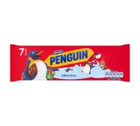 McVities Milk Chocolate Penguin Biscuits 7 Biscuits Pack of 1