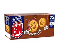 McVitie's Mini BN Chocolate Flavour Sandwich Biscuit Snack Bags, 5 x 35 g Bags (1 Pack of 5 Minibags)
