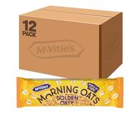 McVitie's Morning Oats Golden Oaty Flapjack, 74 g Bars (12 Bars Per Pack)