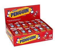McVitie's Penguin Chocolate Biscuit Bars, Individually Wrapped (Pack of 48)
