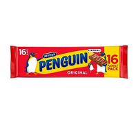 McVities Penguin Milk Chocolate Biscuit Bars, 16 x 24.6 g Bars (Pack of 1)