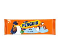 McVitie's Penguin Orange Biscuit Bar, 7 x 24.6 g Bars (1 Pack of 7 Bars)