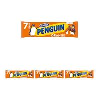 McVitie's Penguin Orange Biscuit Bar, 7 x 24.6 g Bars (4 Pack of 7 Bars)