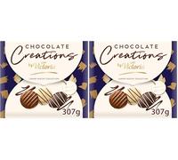 McVitie's Victoria Chocolate Creations Biscuits, Christmas Selection Box, 307 g (Pack of 2)