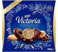 McVitie's Victoria Finest Biscuits Selection 490g | Assorted Luxury Box, Perfect for Christmas Gifting | Mouthwatering 8 varities of White, Milk, Dark orange, Dark Chocolate Biscuits (5 Boxes)