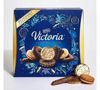 McVitie's Victoria Finest Biscuits Selection 490g | Assorted Luxury Box | Perfect for Gifting | Chocolate Biscuits Gift Box | White, Milk, Dark orange, Dark Chocolates Biscuits (2 Boxes)