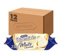 McVitie's White Digestive Biscuits, 232 g (Pack of 12)
