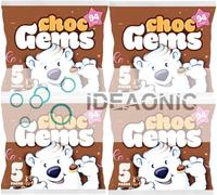 McVtie's Iced Gems Chocolate Multipack Biscuits 5x19g (4 Pack)