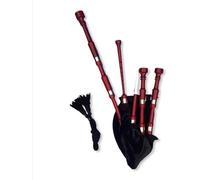 McWilliams Bagpipe, Traditional Scottish Highland Bagpipes For Beginners Adult With Complete Accessories (Rosewood Black)