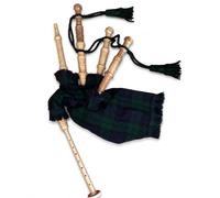 McWilliams Mini Miniature Bagpipe, Bagpipe for Beginners Playable Mini Gift (BLACK WATCH)