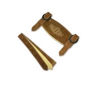McWilliams Suspenders for Lederhosen Men - Classic Leather Adjustable, Durable, and Stylish Traditional Braces… (Dark Brown)
