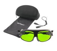 MCWlaser 1064nm Laser Safety Glasses CE 355nm Laser Protective Goggles OD5+ Shield Protection Eyewear For Laser Cleaning Welding UV Marking Diode,ND:YAG Laser Absorption Type EP-8 Style 11