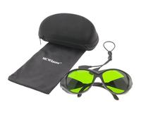 MCWlaser 1064nm Laser Safety Glasses CE 355nm Laser Protective Goggles OD5+ Shield Protection Eyewear For Laser Cleaning Welding UV Marking Diode,ND:YAG Laser Absorption Type EP-8 Style 2