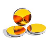 MCWlaser 19mm Si Laser Mirror Gold-Plated Silicon Lens 3PCS for CO2 Laser Machine