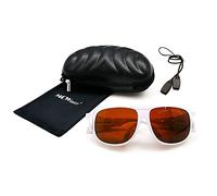 MCWlaser Laser Safety Goggles OD5+,190-540nm / 800-1700nm Yag, Blue, Green Laser and UV Light Protection Laser Glasses for 445nm, 450nm,532nm, 808nm, 980nm, 1064nm, 1080nm Absorption Type EP-1 Style 1
