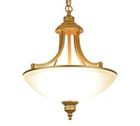 MCWYH Retro Hanging Light 15.7 Inch Glass Pendant Lamp Iron Restaurant Decor Hanging Lamp E27 Base Pendant Light Gold Kitchen Island Lighting Fixtures For Over Table Living Room
