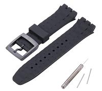 MCXGL 21mm waterproof silicone strap Suitable for swatch suuk400 diving device rubber band with tool