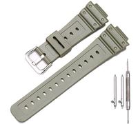 MCXGL Resin Strap Compatible with Caiso g shock GA2100 GA-2110 mens Rubber Sports Waterproof replacement Bracelet Watch Band Accessories (Army green)