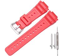 MCXGL Resin Strap Compatible with Caiso g shock GA2100 GA-2110 mens Rubber Sports Waterproof replacement Bracelet Watch Band Accessories (Red)