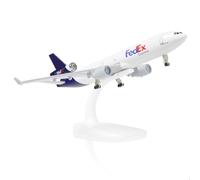 MD-11 1/300 FedEx Diecast Metal Aircraft Model with Stand for Adults, 8.3 Inch, Suitable for Gifts and Exhibitions