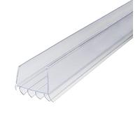 MD Building Products 43338 Cinch Slide On Under Door Seal Clear 36" LV4192, 36 x 2.375 x 1.75