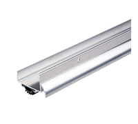 MD Building Products 6155 M-D 0 U-Shape Door Bottom with Drip Cap, 36 in L X 2.4 in W, Aluminum, 1-3/4 Thick