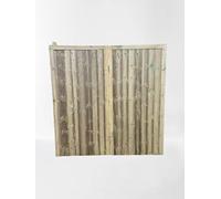 md carpentry Wooden Garden Driveway Gates, 6ft (180cm) High, Double, Green, Wood
