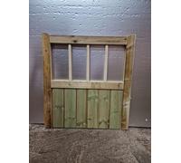 md carpentry Wooden Garden Gate Pedestrian Gate, Pressure Treated, 3ft 90cm, Green, Wood