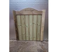 md carpentry Wooden Garden Gate, Pressure Treated, 3ft 90cm, Green, Wood