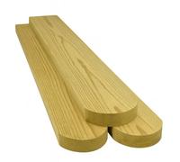 MD Carpentry Workshop LTD Premium Treated Timber Picket Fence Pales 3" X 6Ft Rounded Top Planed & Smooth Wooden Fencing Boards (Pack Of 5)